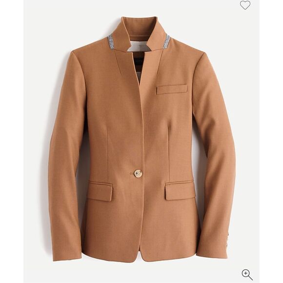 J Crew Regent blazer in wool flannel Size 10 - Picture 1 of 11
